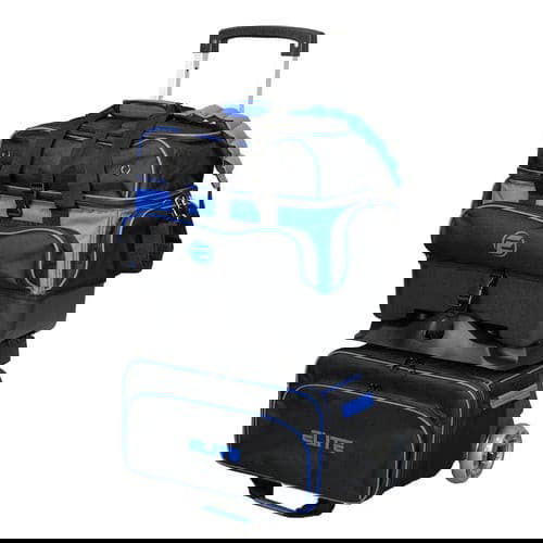 ELITE 4 Ball Stackable Roller Royal/Black Bowling Bag