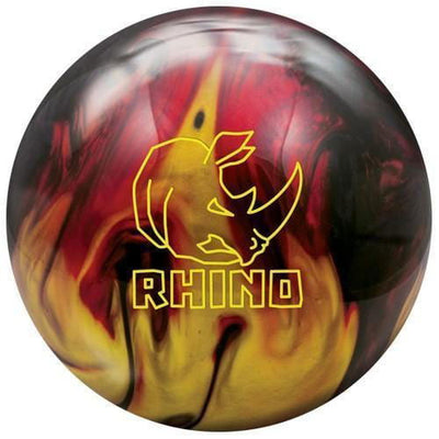 Brunswick Rhino Red Black Gold Pearl Bowling Ball - BowlersParadise.com