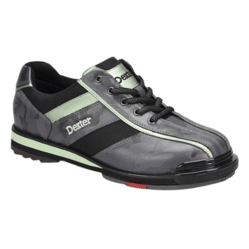 Dexter Mens SST 8 Pro Grey Camo/Metalic Green Right Hand or Left Hand Bowling Shoes