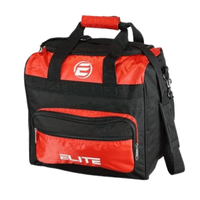 ELITE Impression Black Red Single Tote Bowling Bag - BowlersParadise.com