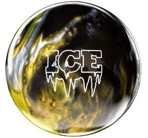 Storm Ice Black White Gold Bowling Ball