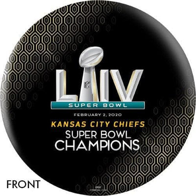 OnTheBallBowling 2020 Super Bowl 54 Champions Kansas City Chiefs Black Bowling Ball-Bowling Ball