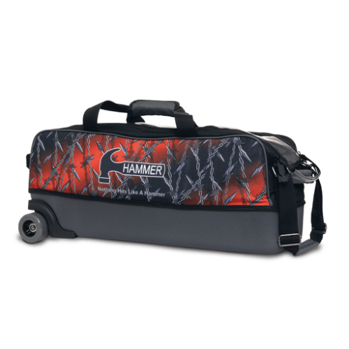 Hammer Barbed Wire Dye Sub 3 Ball Tote Bowling Bag