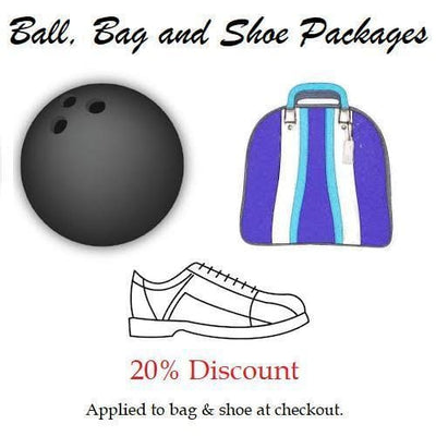 Brunswick Bowling Balls, Bags & Shoe Package