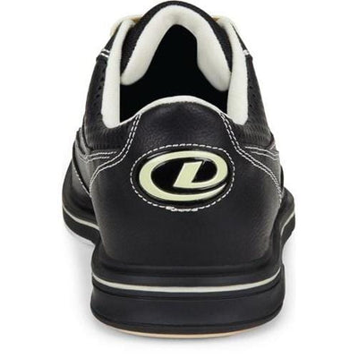 Dexter Mens Turbo Pro Black/Cream Wide Bowling Shoes-BowlersParadise.com