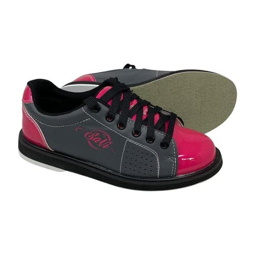 SaVi Women's Classic Pink/Grey Bowling Shoes.