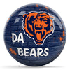 OnTheBallBowling NFL Graffiti Chicago Bears Undrilled Polyester Bowling Ball