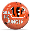 OnTheBallBowling NFL Graffiti Cincinnati Bengals Undrilled Polyester Bowling Ball