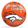 OnTheBallBowling NFL Graffiti Denver Broncos Undrilled Polyester Bowling Ball