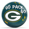 OnTheBallBowling NFL Graffiti Green Bay Packers Undrilled Polyester Bowling Ball