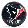 OnTheBallBowling NFL Graffiti Houston Texans Undrilled Polyester Bowling Ball