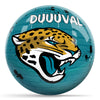 OnTheBallBowling NFL Graffiti Jacksonville Jaguars Undrilled Polyester Bowling Ball