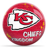OnTheBallBowling NFL Graffiti Kansas City Chiefs Undrilled Polyester Bowling Ball