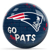 OnTheBallBowling NFL Graffiti New England Patriots Undrilled Polyester Bowling Ball