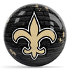 OnTheBallBowling NFL Graffiti New Orleans Saints Undrilled Polyester Bowling Ball