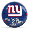 OnTheBallBowling NFL Graffiti New York Giants Undrilled Polyester Bowling Ball