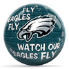 OnTheBallBowling NFL Graffiti Philadelphia Eagles Undrilled Polyester Bowling Ball
