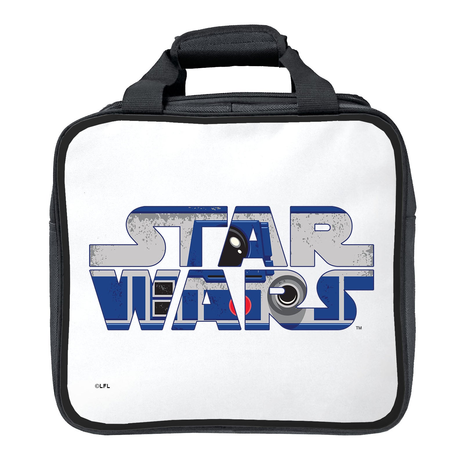 KR Strikeforce Star Wars Logo R2D2 1 Ball Tote Bowling Bag