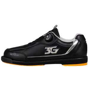 3G Mens Dial Racer Black/Chrome Right Hand Bowling Shoes