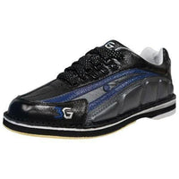 3G Mens Tour Ultra Black Blue Metallic Right Hand Bowling Shoes - BowlersParadise.com