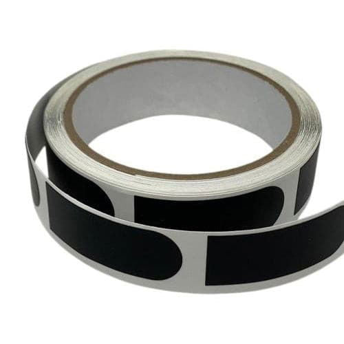 Element 3/4'' Black Smooth Thumb Insert Bowling Tape 100 Roll - BowlersParadise.com