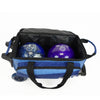 ELITE Deluxe Double Roller Bowling Bag Navy Plaid