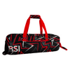 BSI Clear Top 3 Ball Tote Red/Black Bowling Bag