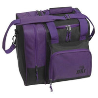 BSI Deluxe Single Tote Purple - BowlersParadise.com