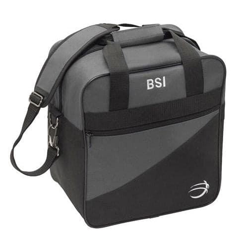 BSI Solar III Single Tote Bowling Bag Charcoal Black - BowlersParadise.com