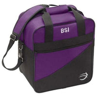 BSI Solar III Single Tote Bowling Bag Purple Black - BowlersParadise.com