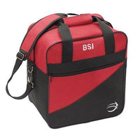 BSI Solar III Single Tote Bowling Bag Red Black - BowlersParadise.com