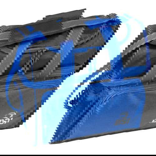 BSI Taxi Single Tote Bowling Bag Black Blue - BowlersParadise.com