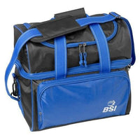 BSI Taxi Single Tote Bowling Bag Black Blue - BowlersParadise.com