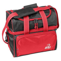 BSI Taxi Single Tote Bowling Bag Black Red - BowlersParadise.com