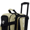 ELITE Deluxe Double Roller Bowling Bag Sand/Black - BowlersParadise.com