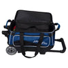 KR Royal Flush Double Ball Roller Royal/Black Bowling Bag - BowlersParadise.com