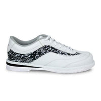 Brunswick Womens Intrigue White/Black Right Hand Bowling Shoes - BowlersParadise.com
