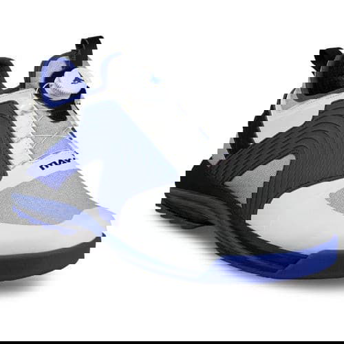 KR Strikeforce Maverick FT White/Blue/Black Right Hand High Performance Men's Bowling Shoes - BowlersParadise.com