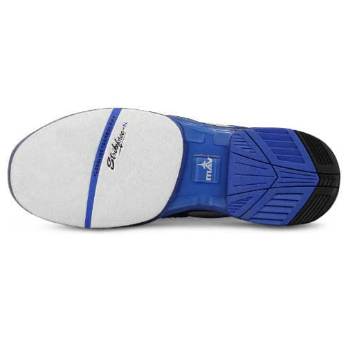 KR Strikeforce Maverick FT White/Blue/Black Right Hand High Performance Men's Bowling Shoes - BowlersParadise.com