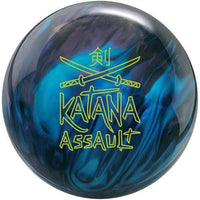 Radical Katana Assault Pearl Bowling Ball Smoke/Black/Blue - BowlersParadise.com