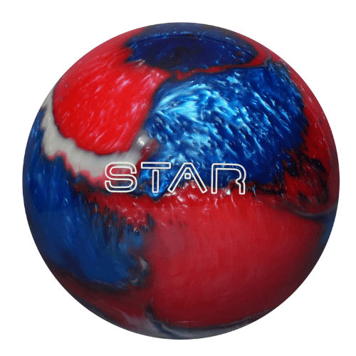 ELITE Star Red/White/Blue Bowling Ball