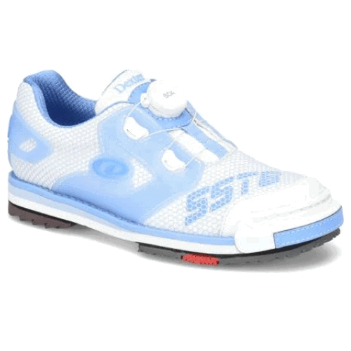 Dexter Womens SST 8 Power Frame BOA White/ Blue Right or Left Hand Bowling Shoes - BowlersParadise.com