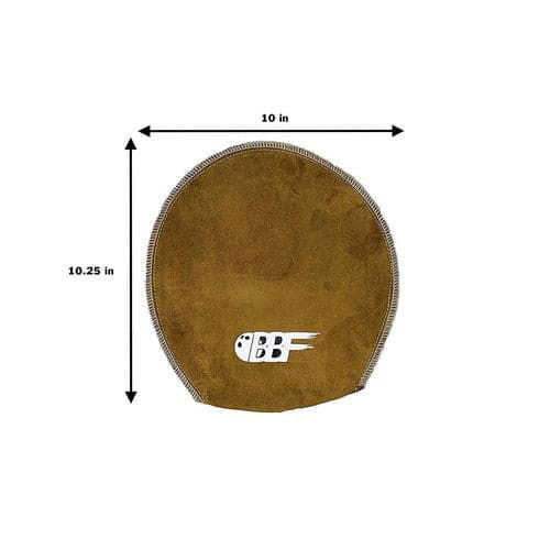 Bowlingballfactory.com Deluxe Brown Leather Bowling Shammy Pad Mitt - BowlersParadise.com