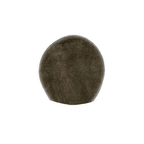 Bowlingballfactory.com Deluxe Brown Leather Bowling Shammy Pad Mitt - BowlersParadise.com
