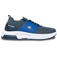 Brunswick Alpha Max Grey/Navy Bowling Shoes