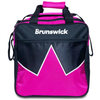 Brunswick Blast 1 Ball Single Tote Raspberry Bowling Bag