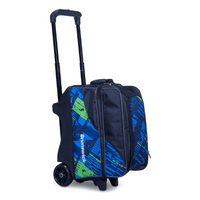 Brunswick Punisher Double Roller Blue/ Green Bowling Bag