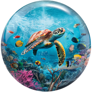 Brunswick Sea Turtle Viz-A-Ball Bowling Ball