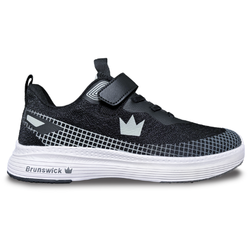 Brunswick Strike Zone Youth Black/Grey Bowling Shoes