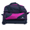 Brunswick Zone Double Roller Raspberry Bowling Bag
